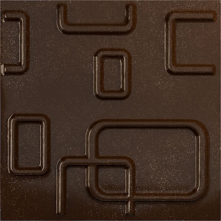 Ekena Millwork 11 7/8in. W x 11 7/8in. H Oslo EnduraWall Decorative 3D Wall Panel Covers 0.98 Sq. Ft. WP12X12OSAMB